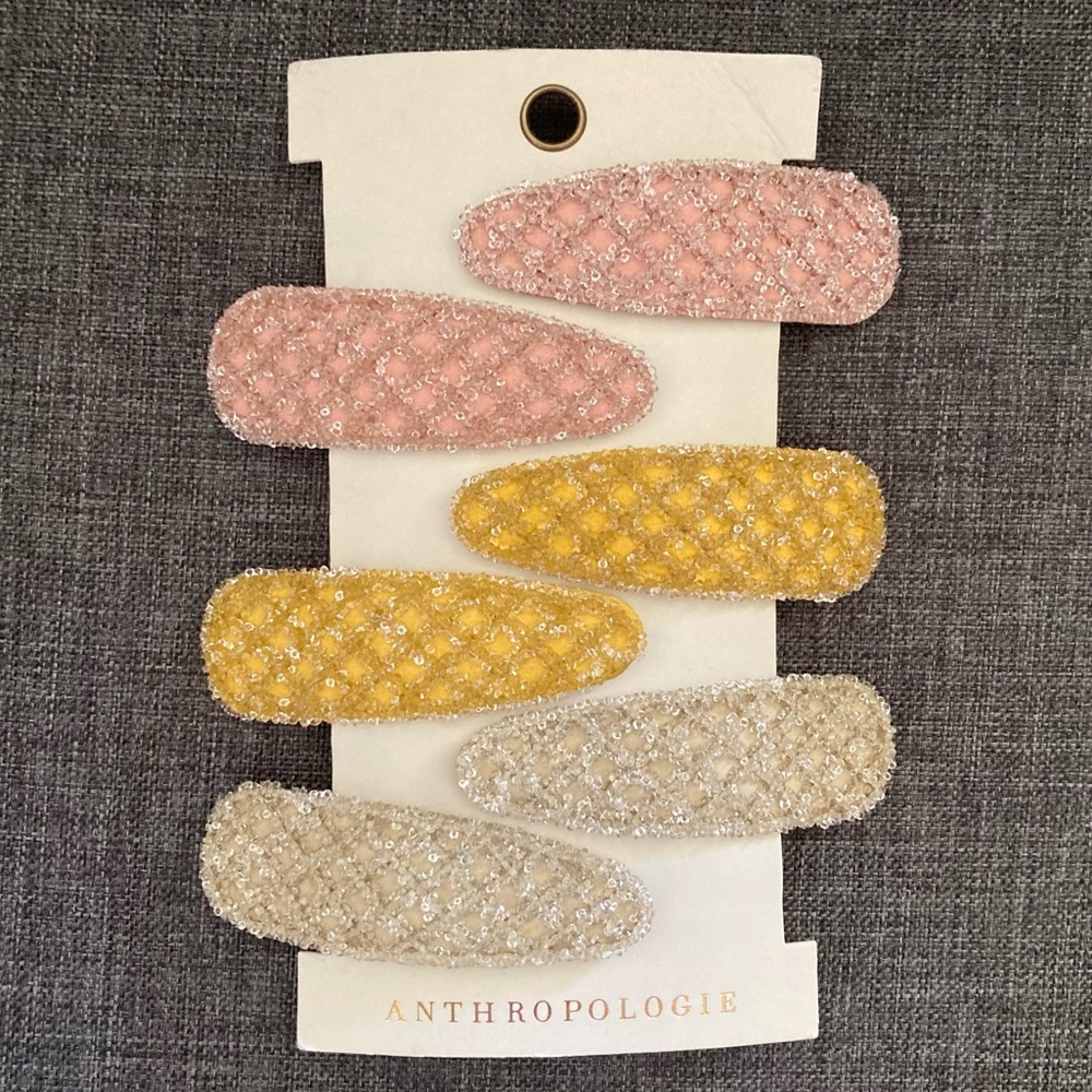 Beaded Hairclips